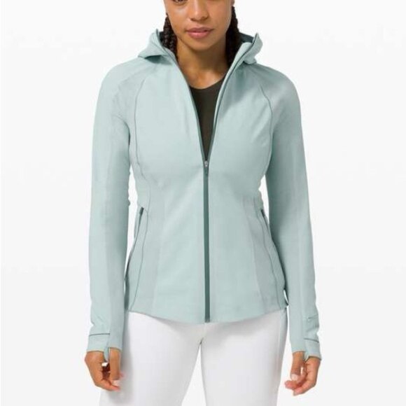 Lululemon Cross Chill Jacket Hazy Jade size 8 - Picture 1 of 15